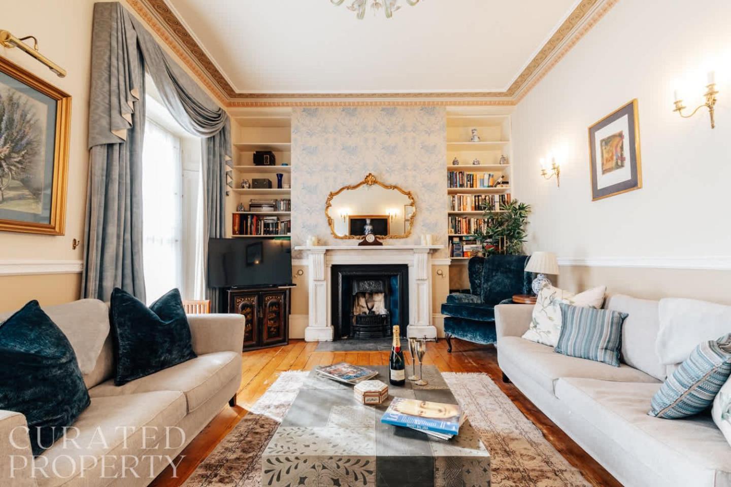 Central Townhouse With Garden & Free Parking Бат Екстериор снимка